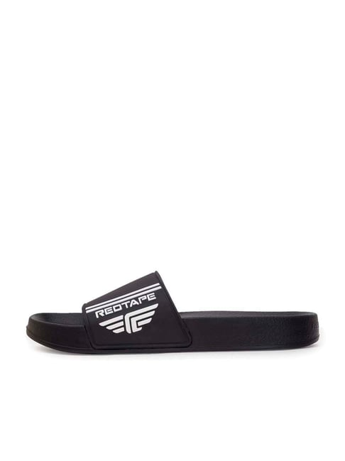 Buy Red Tape Men's Black Slides for Men at Best Price @ Tata CLiQ