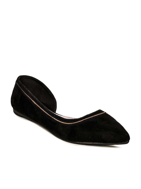 Mode by Red Tape Women's Black D'orsay Shoes