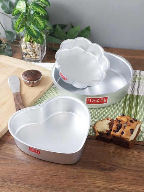 Amazon.com: 3PCS Cake Bakeware Set, Double Layer Springform Pan Set, Carbon  Steel Round Heart Shape Square Easy Release Mould, Non Stick Coating, for  Kitchen(20/22/24): Home & Kitchen