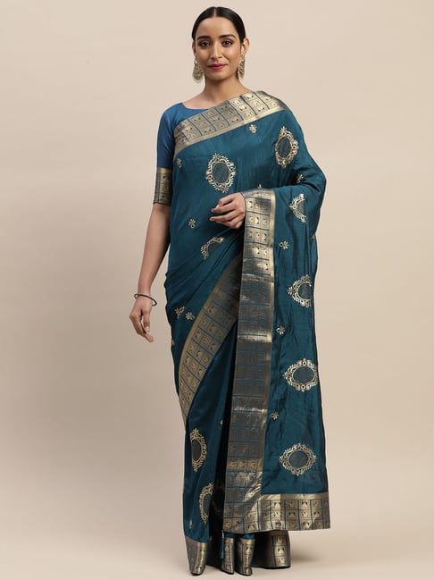 Buy Party Wear Wine Border Work Vichitra Silk Saree Online From Surat  Wholesale Shop.