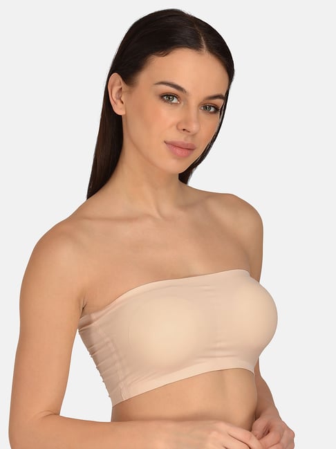 Buy Mod & Shy Beige Non Wired Padded Bandeau Bra for Women Online @ Tata  CLiQ
