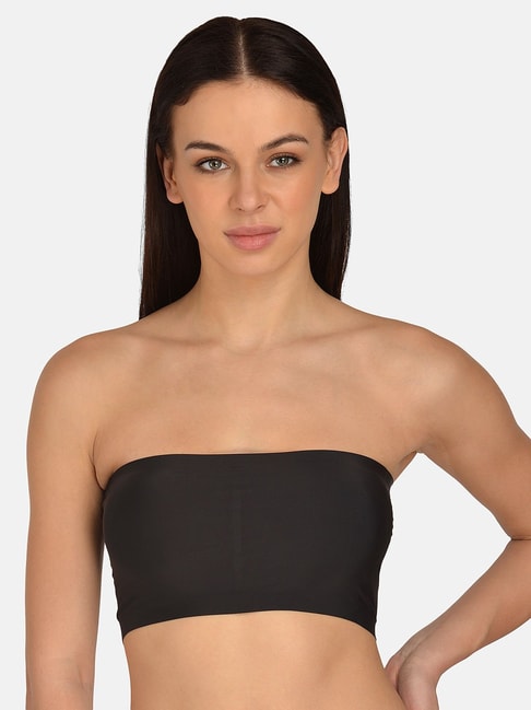 Mod & Shy Black Non Wired Padded Bandeau Bra Price in India