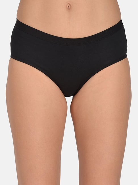 Buy Mod Shy Black Cotton Hipster Panty for Women Online Tata CLiQ