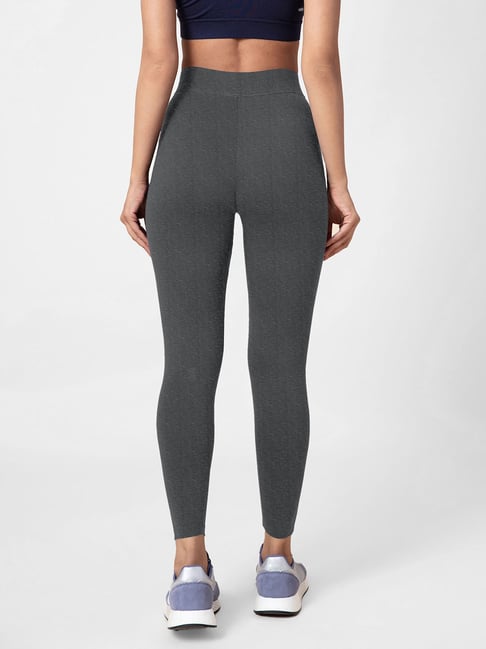 Buy SHOWOFF Grey Cotton Leggings for Women Online @ Tata CLiQ