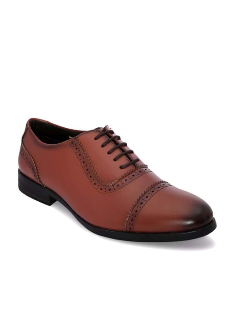 Giorgio Men's Tan Oxford Shoes-picture-23