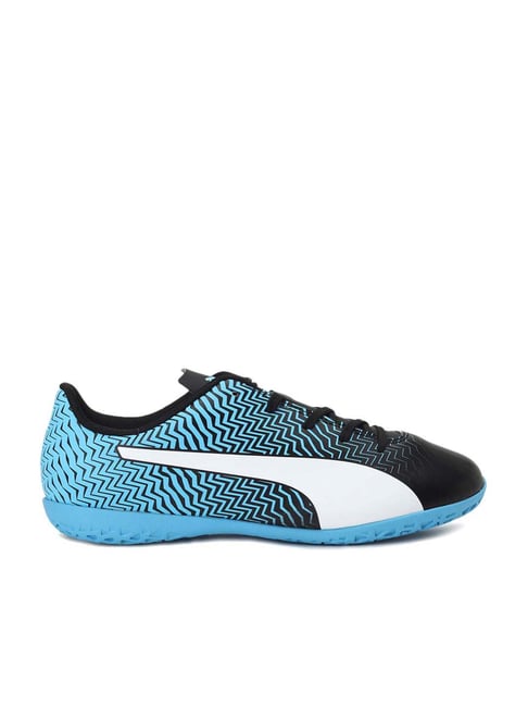 Puma Kids Rapido II IT Jr Luminous Blue & Black Football Shoes