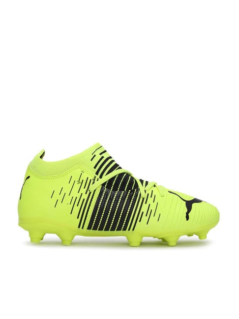 Buy Puma Kids Yellow Alert Black Football Shoes For Boys At Best Price Tata Cliq