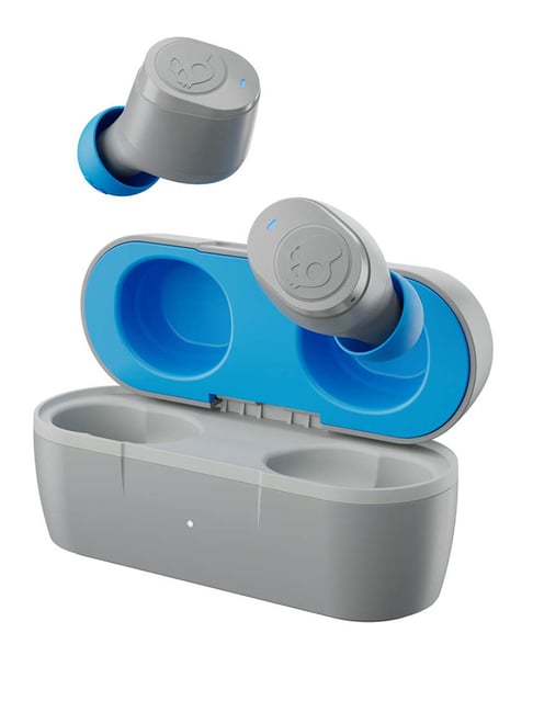 Skullcandy Jib S2JTW-P751 True Wireless Earbuds with Mic (Light Grey/Blue)