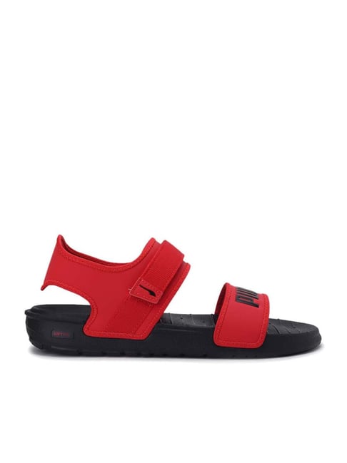 Puma Men's Softride Red Floater Sandals