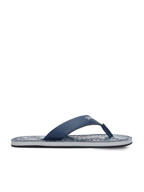 Puma Men's Ketava Graphic v2 IDP Denim Blue Flip Flops