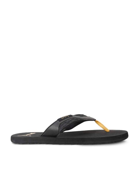 Puma Men's Breeze V6 One8 IDP Jet Black Flip Flops