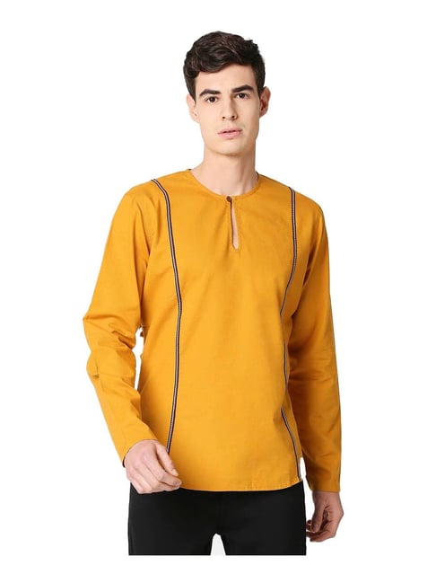 Mens short kurta on sale designs latest 2018