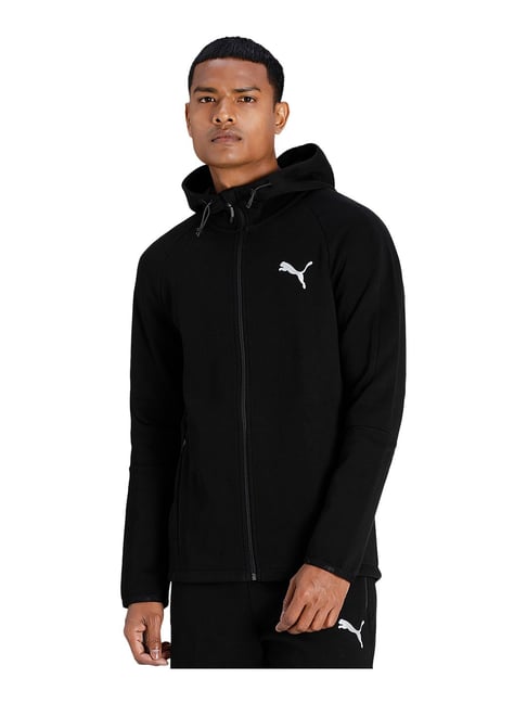 Puma Black Full Sleeves Jacket