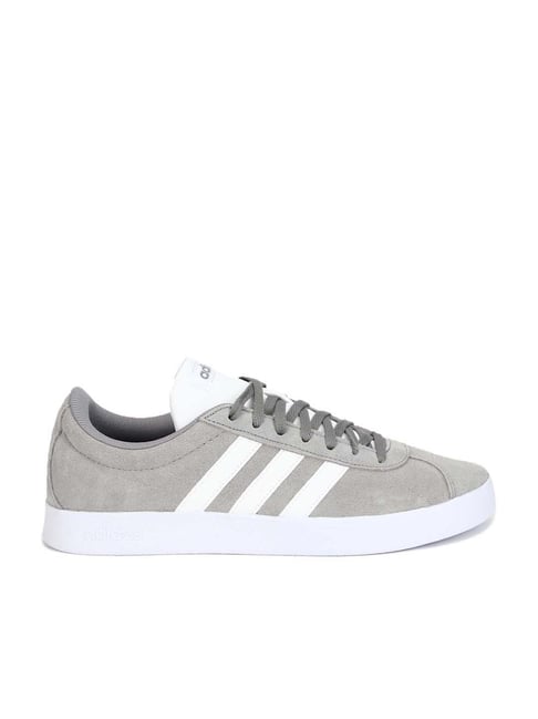 Adidas Men's VL COURT 2.0 Grey Casual Sneakers