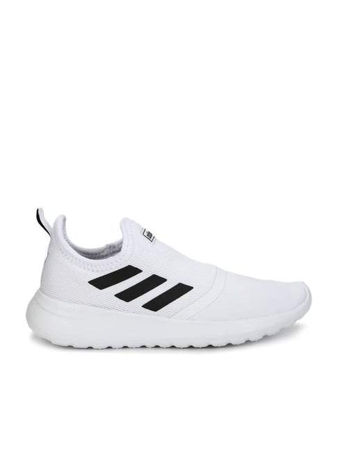 Adidas Men's LITE RACER SLIPON White Casual Sneakers