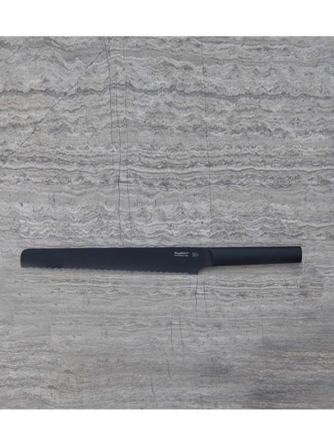 BERGHOFF Black Stainless Steel Bread Knife - Set of 1