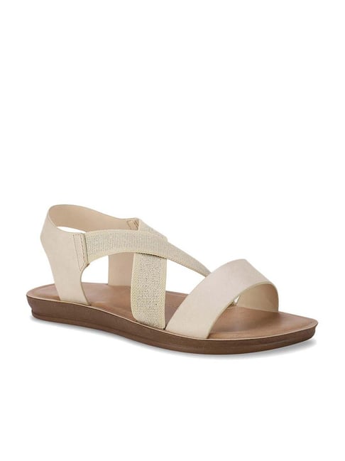 Buy Gold Flat Sandals for Women by Bata Online | Ajio.com