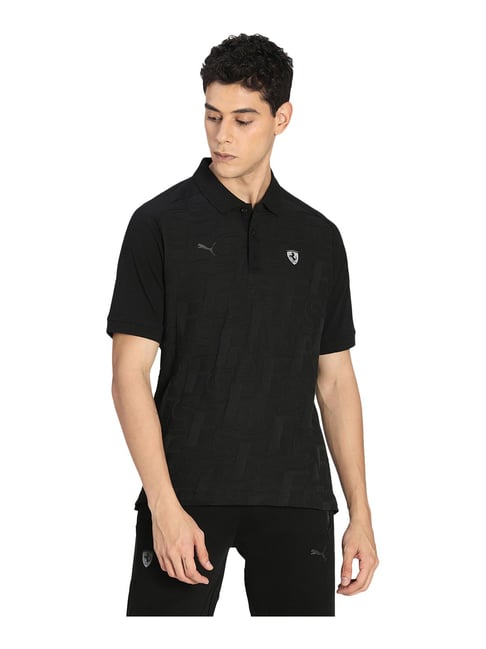 Puma Black Polo T-Shirt