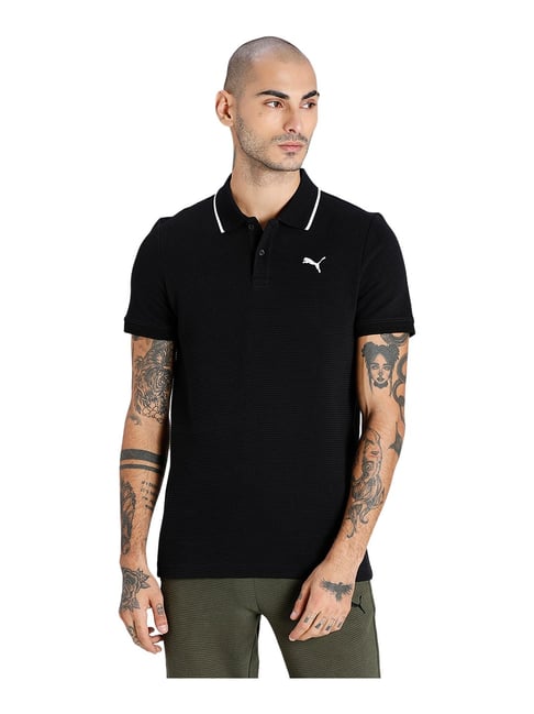 Puma Black Polo T-Shirt