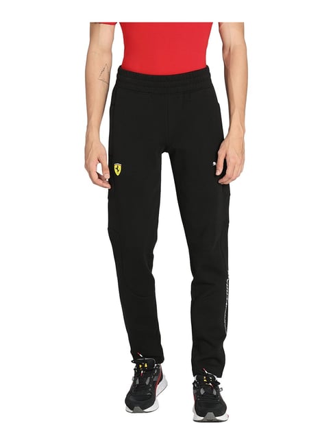 Puma Black Cotton Joggers