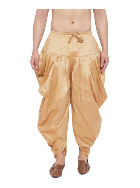 VASTRAMAY Beige Regular Fit Patiala-VASTRAMAY-Apparel-TATA CLIQ