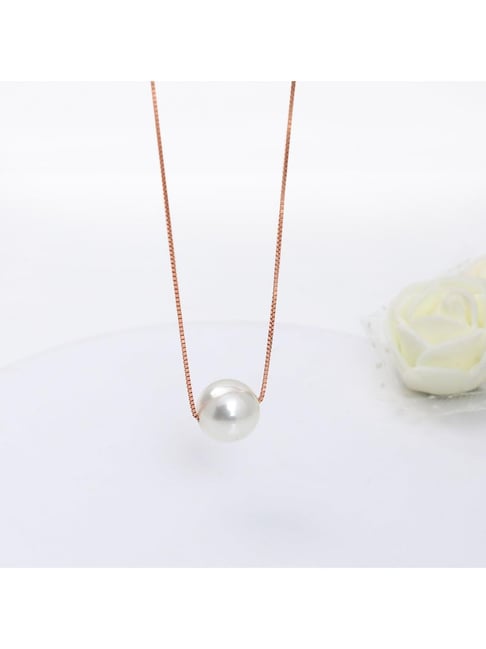 Rice Pearl Necklace | Real Pearl Necklace | Freshwater Pearl Choker Necklace  with Pendant – Huge Tomato