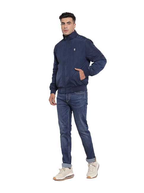 Buy Red Tape Navy Regular Fit Jacket 