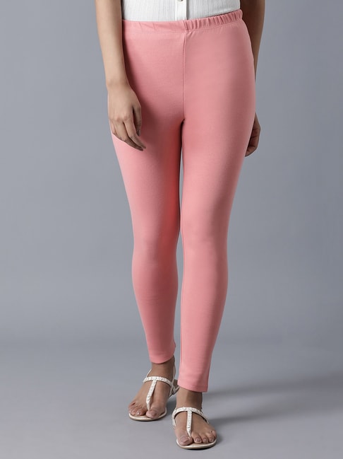 Buy online Pink Cotton Leggings from Capris & Leggings for Women by  Valles365 By S.c. for ₹429 at 52% off | 2024 Limeroad.com
