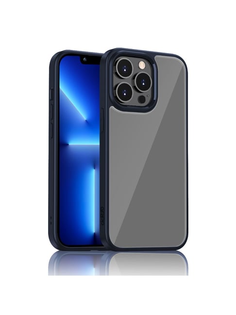 GRIPP Ming Shock Proof Protection Transparent Back Case for Apple iPhone 13  Pro Blue