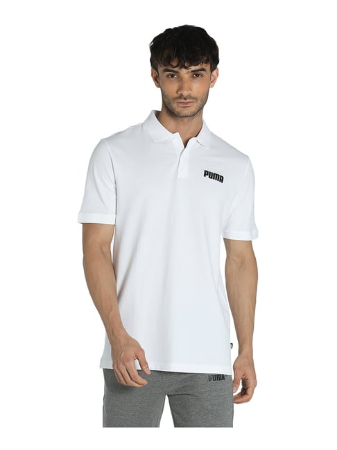 Puma White Polo T-Shirt