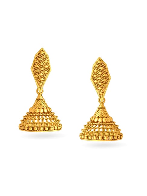 Tanishq gold jhumka designs clearance with weight and price