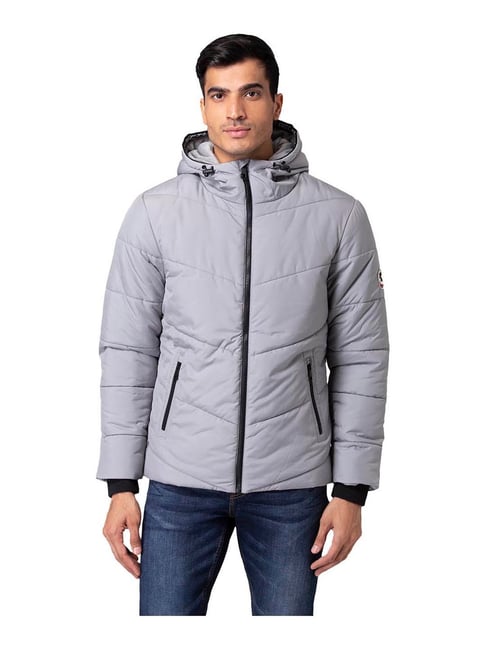 redtape quilted hooded jacket