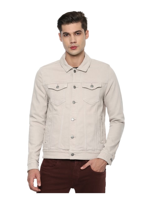 Off-White Outlet: denim jacket - Blue | Off-White jacket OWYE042S23DEN001  online at GIGLIO.COM