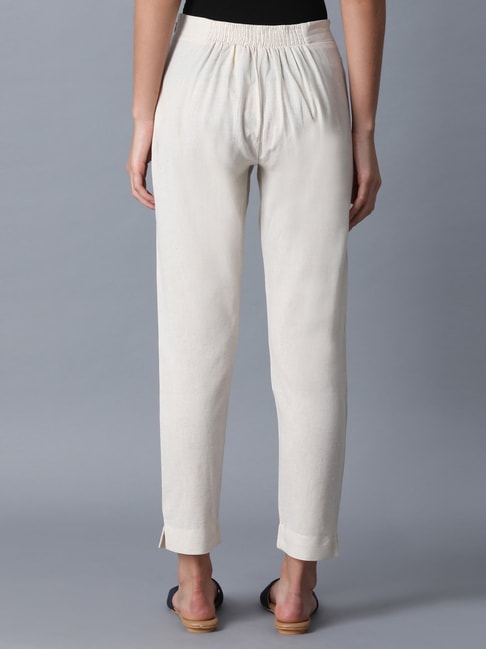 BOTTAM Slim Fit Women White Trousers - Buy BOTTAM Slim Fit Women White  Trousers Online at Best Prices in India | Flipkart.com