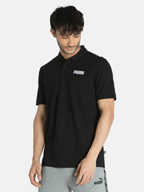 Puma Black Polo T-Shirt