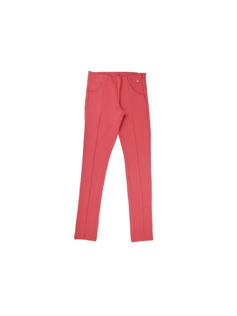 Gini & Jony Kids Pink Solid Trousers