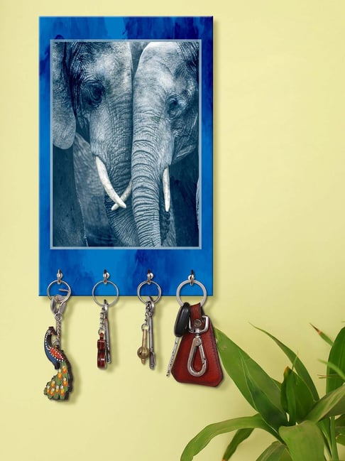 999Store Blue & Grey MDF  Key Holder - Set of 1-picture-10