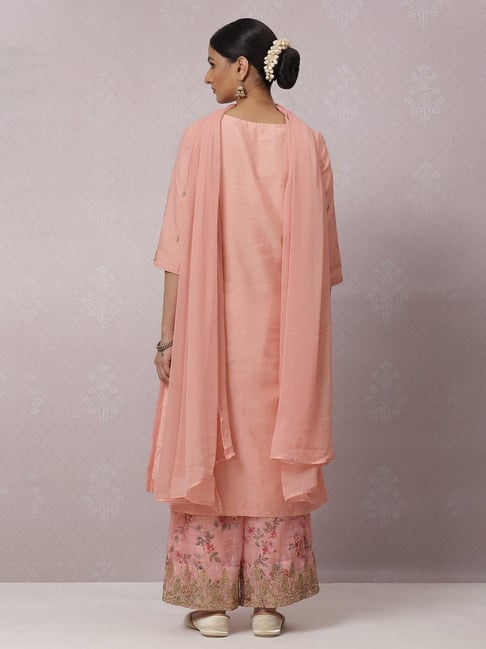 Buy Biba Peach Suit Set for Women s Online Tata CLiQ