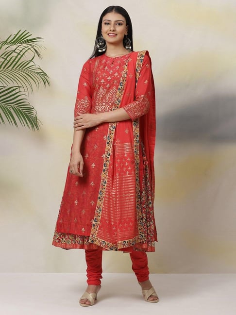 Biba red suit discount set