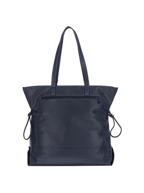 Buy Baggit L Favo Jenkin Navy Solid Medium Tote Handbag For Women At Best  Price @ Tata CLiQ
