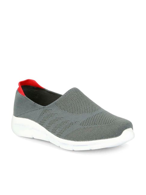 ID Men's Grey Walking Shoes-ID-Footwear-TATA CLIQ