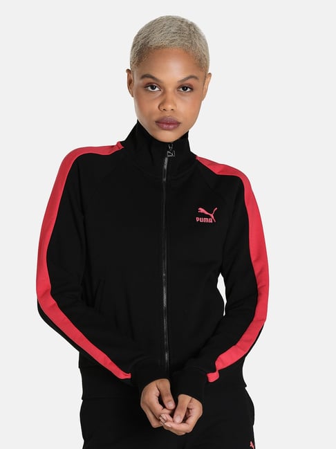 Puma Black Full Sleeve Jacket-Puma-Apparel-TATA CLIQ