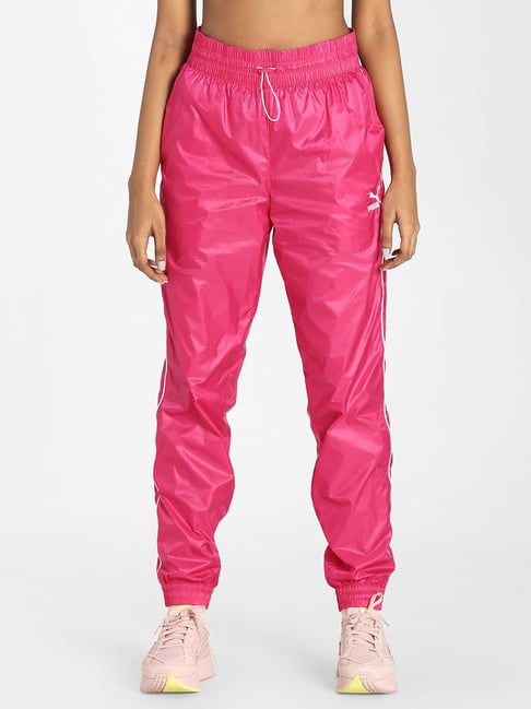 Puma sweatpants_women_activewear : Buy Puma Iconic T7 Woven Track Women  Purple Pants Online | Nykaa Fashion