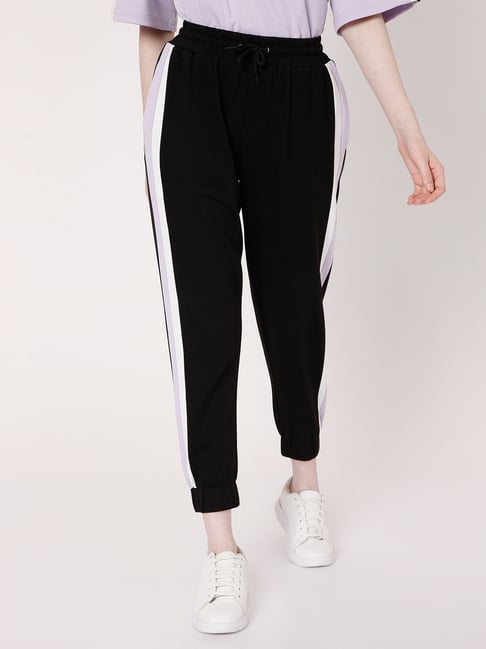 Buy Vero Moda Black Regular Fit Joggers for Women Online Tata CLiQ