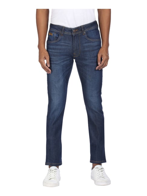 Aeropostale Blue Cotton Skinny Fit Jeans