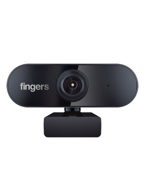 Fingers Hi-Res 720p HD Webcam With Microphone (Black)