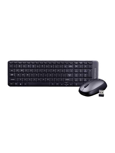 Zebronics ZEB-Companion 104 Wireless Optical Keyboard & Mouse Combo (Black)