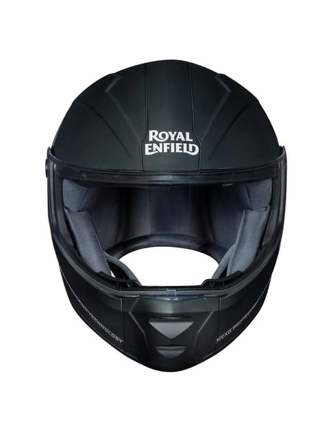 Royal enfield helmet matt black online