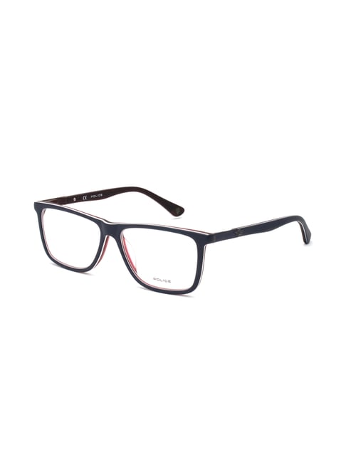 Police VPL466K549DDMFR Blue Full Rim Square Frame