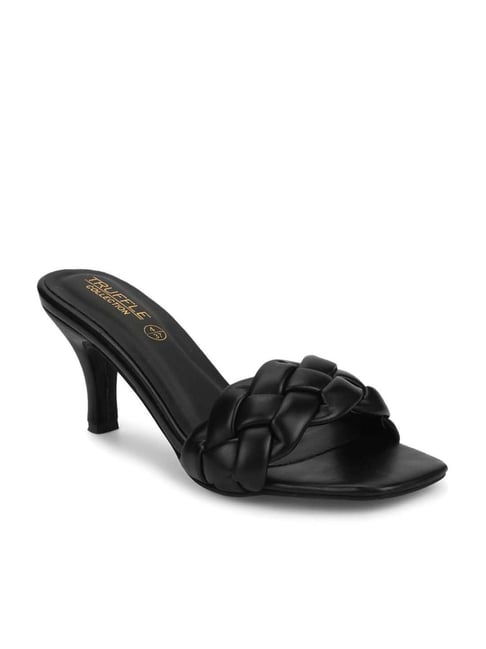 Truffle Collection Women's Black Casual Stilettos